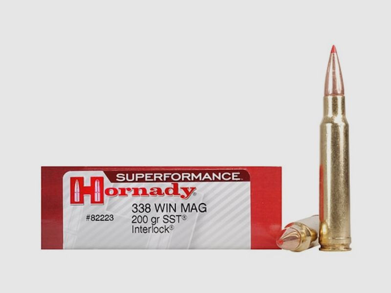 Hornady Superformance .338 Win. Mag. 200GR SST 20 cartouches