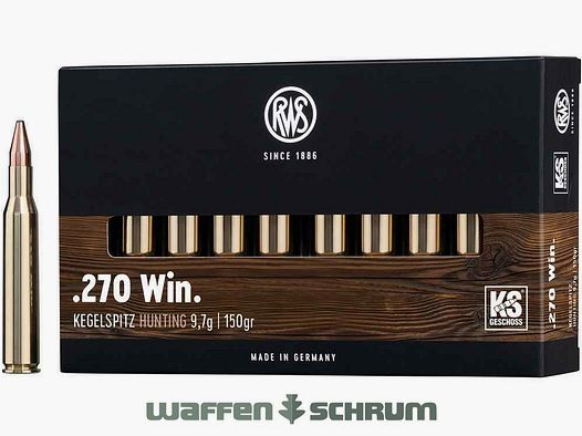 RWS Kegelspitz 9,7g - 150gr .270Win