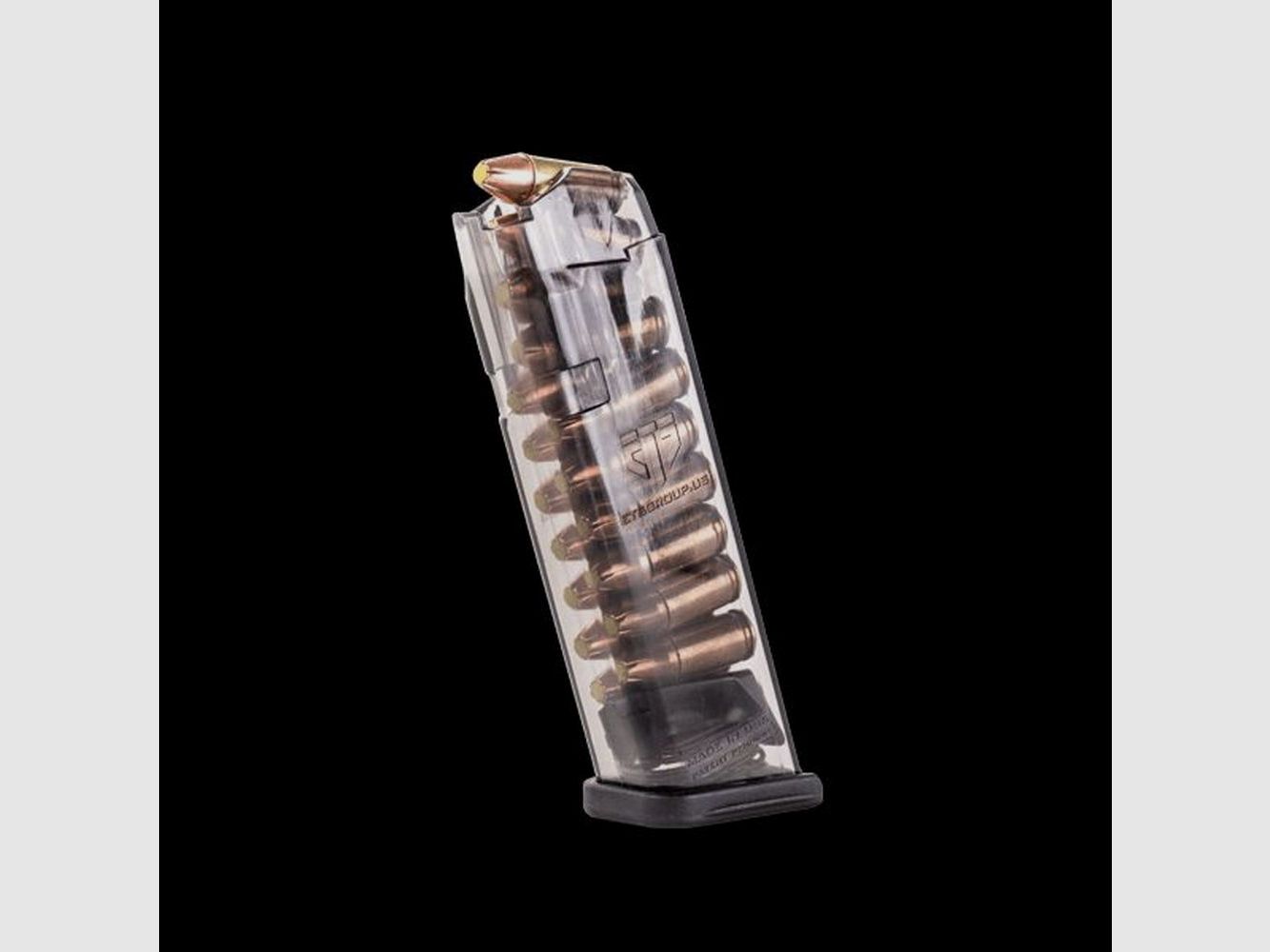 ETS Glock 17 9mm 17rds Magazine - Clear
