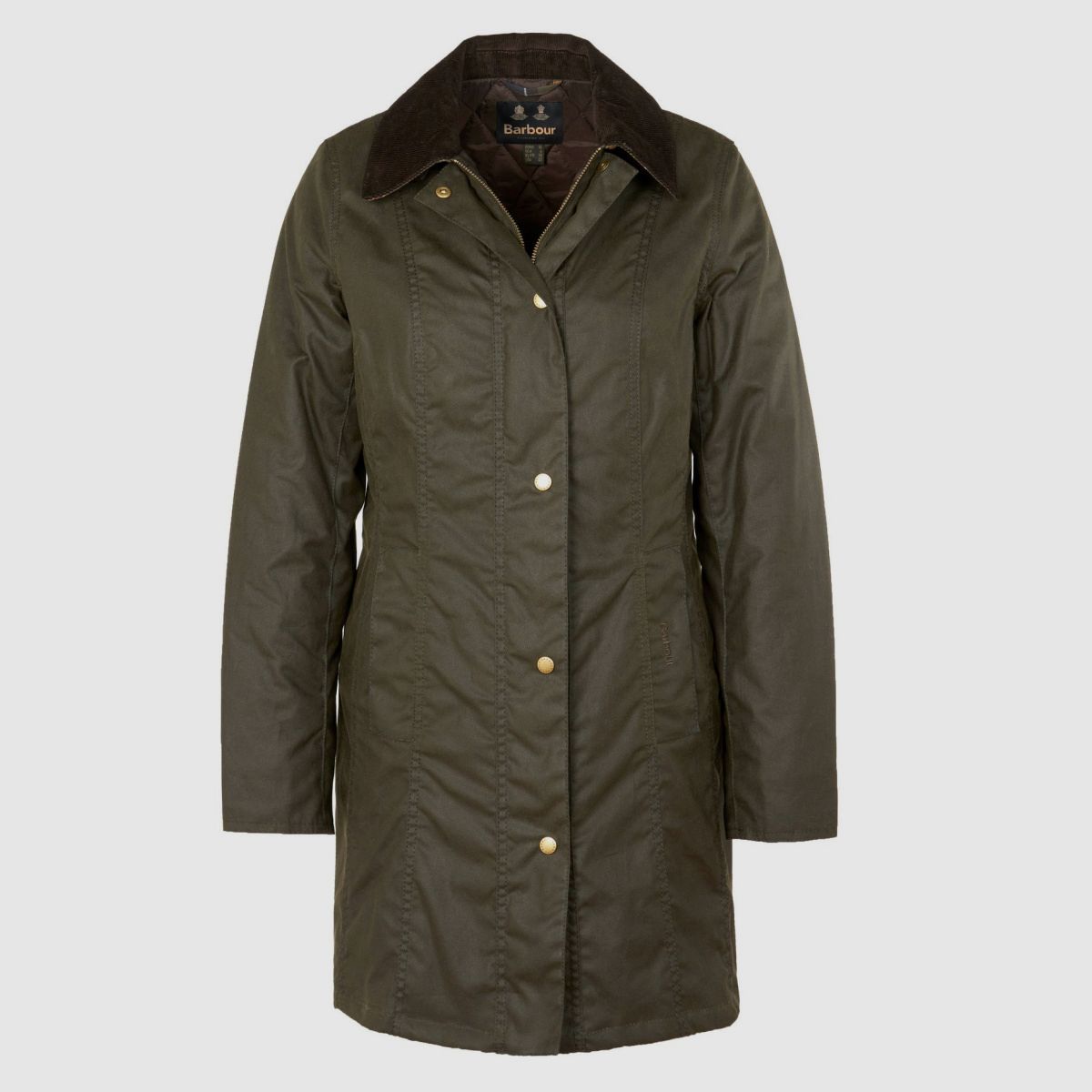 BARBOUR Belsay Wax Jacket Women Olive