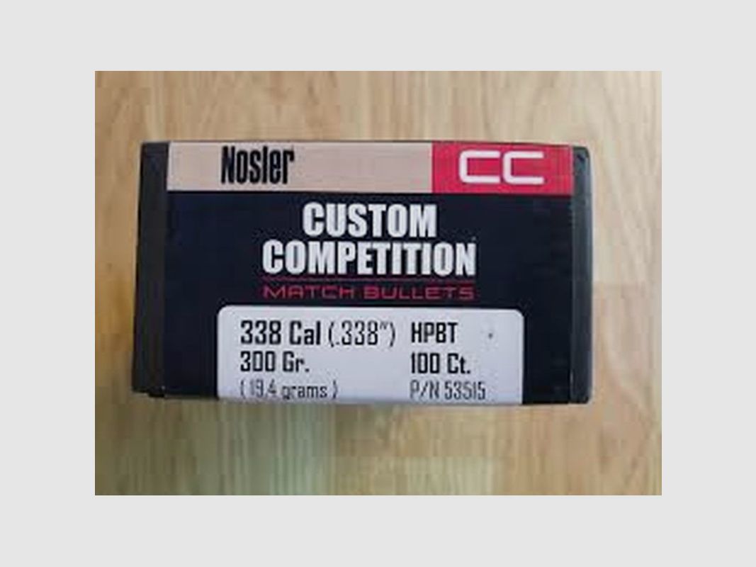 NOSLER C338 GR 300 HPBT QT 100