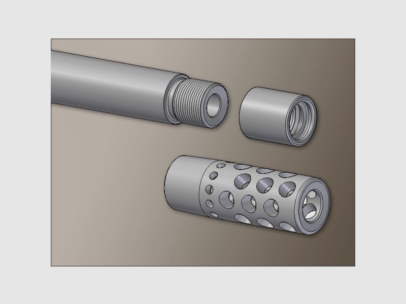 Blaser Dual Brake Muzzle Brake - los