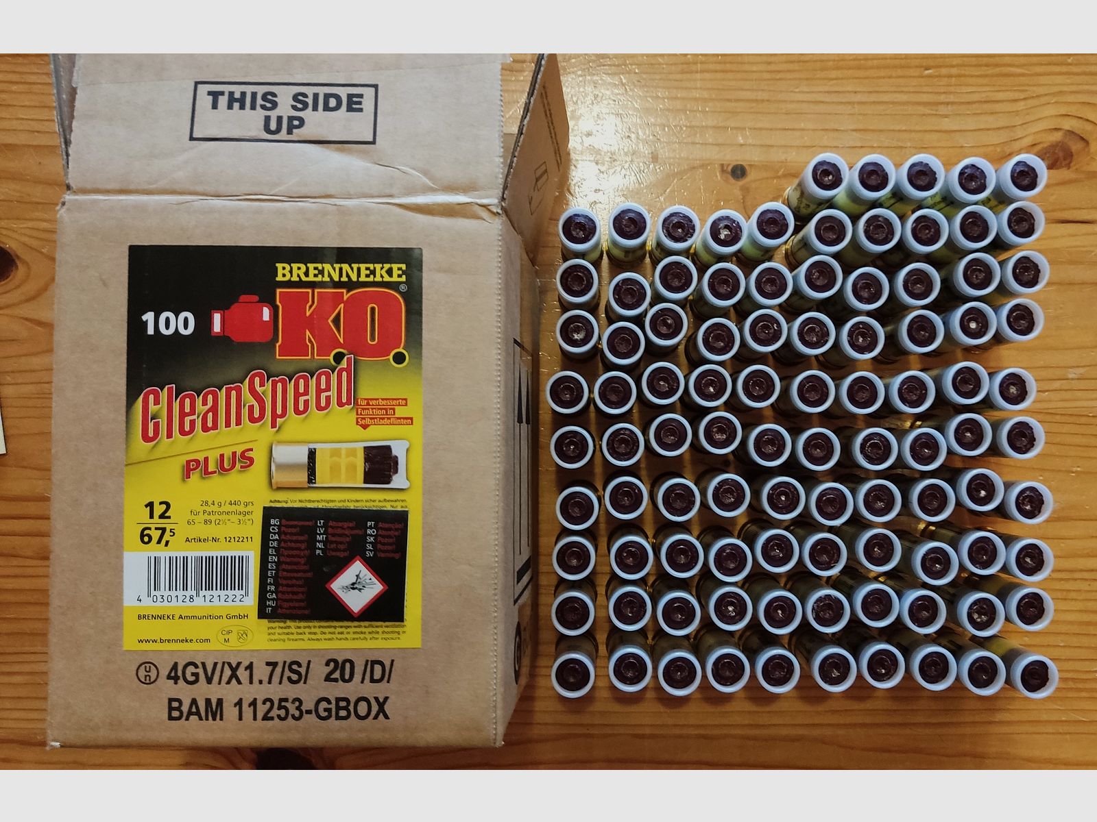 2x Brenneke Clean Speed Plus .12 .12/67 12/67,5 slug per fucile da caccia munizione tiro sportivo, immagine 3 di 3