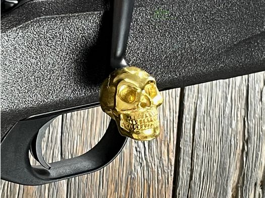 JÄGERSCHMUCK - Kammergriffkugel für Blaser R8 – Totenkopf