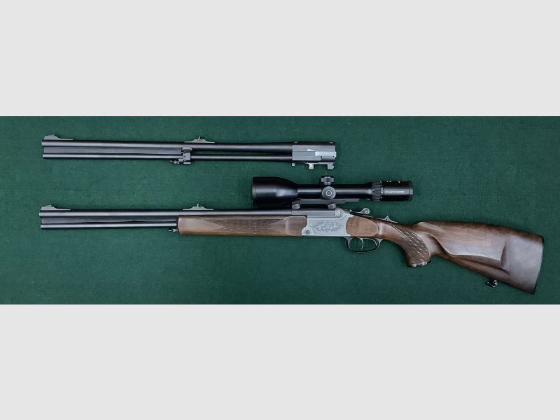 Bockbüchsflinte Blaser BBF 97 Kal. 20/76 .30R Blaser und WL mit ZF Schmidt und Bender 2,5-10x56 Gebr