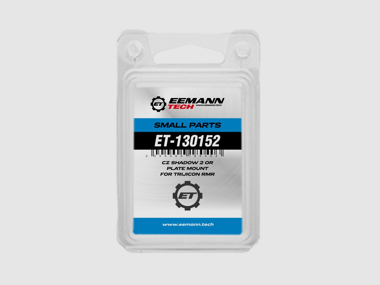 Eemann Tech CZ SHADOW 2 O Soporte de placa para Trijicon RMR / Holosun 507COMP, imagen 2 de 3