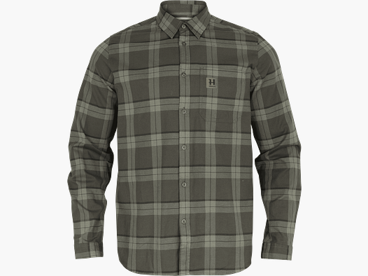 Härkila Fjell Hemd Herren Green Check - XL
