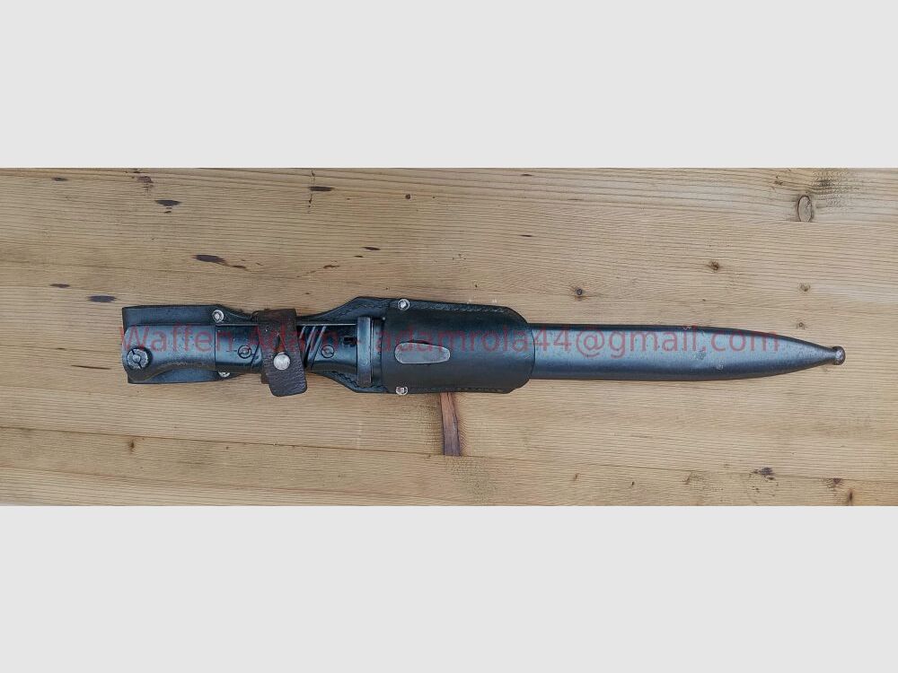 E.Pack & Söhne / Solingen K98k Bajonett M84/98 m. Koppelschuh, Bild 5 von 10