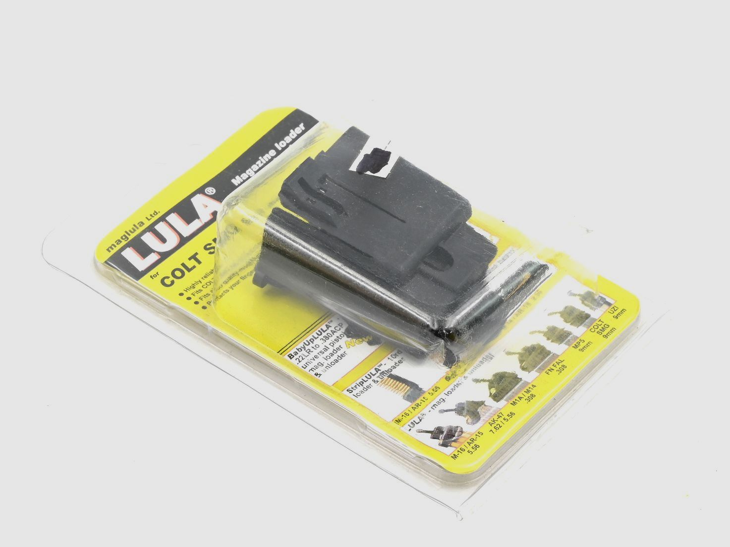 Ladehilfe Maglula Colt SMG Lula, Schwarz, für Colt SMG 9×19 Magazine