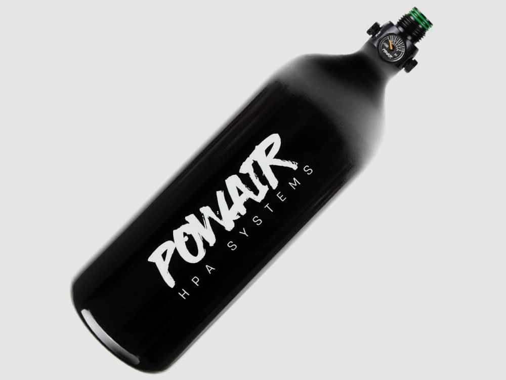 PowAir BASIC Series M2 Paintball HP System 10L/62ci (200 Bar) - Aluminium