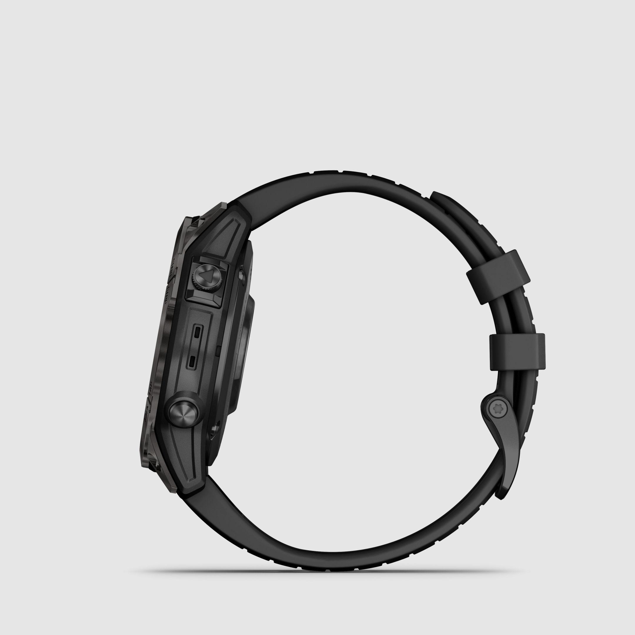 Garmin fēnix® 7 Pro – Sapphire Solar Edition, Nero/Grigio Carbonio Titanio DLC con cinturino in silicone QuickFit® da 22 mm