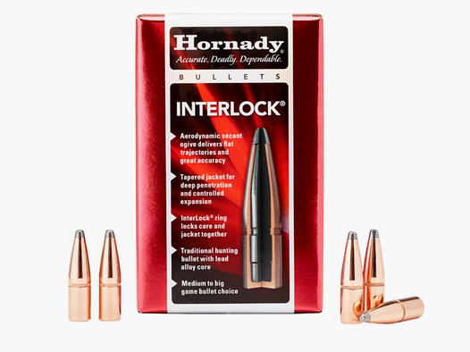 Hornady InterLock SP Projectiles 6,5 mm/.264 140 gr | 100 pièces Article 2630