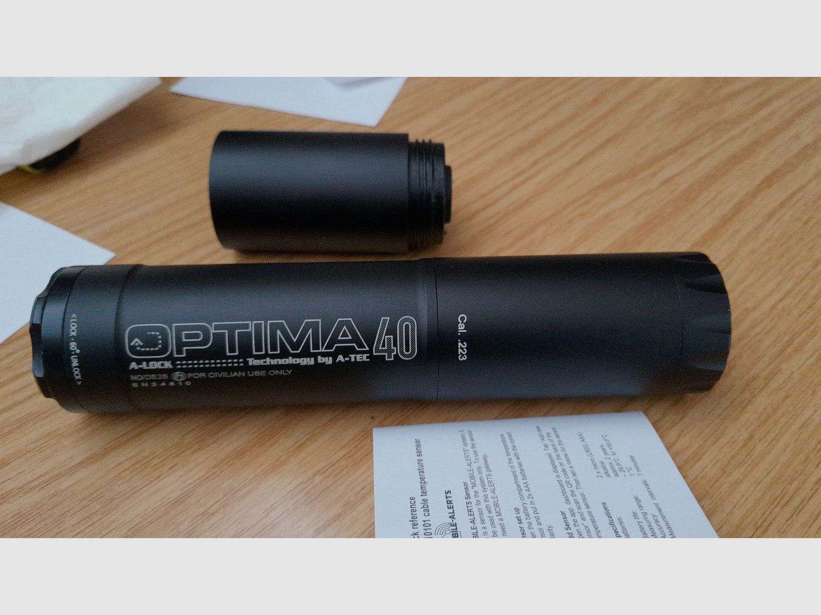 Silencer Optima 40 A-Lock Cal. 223