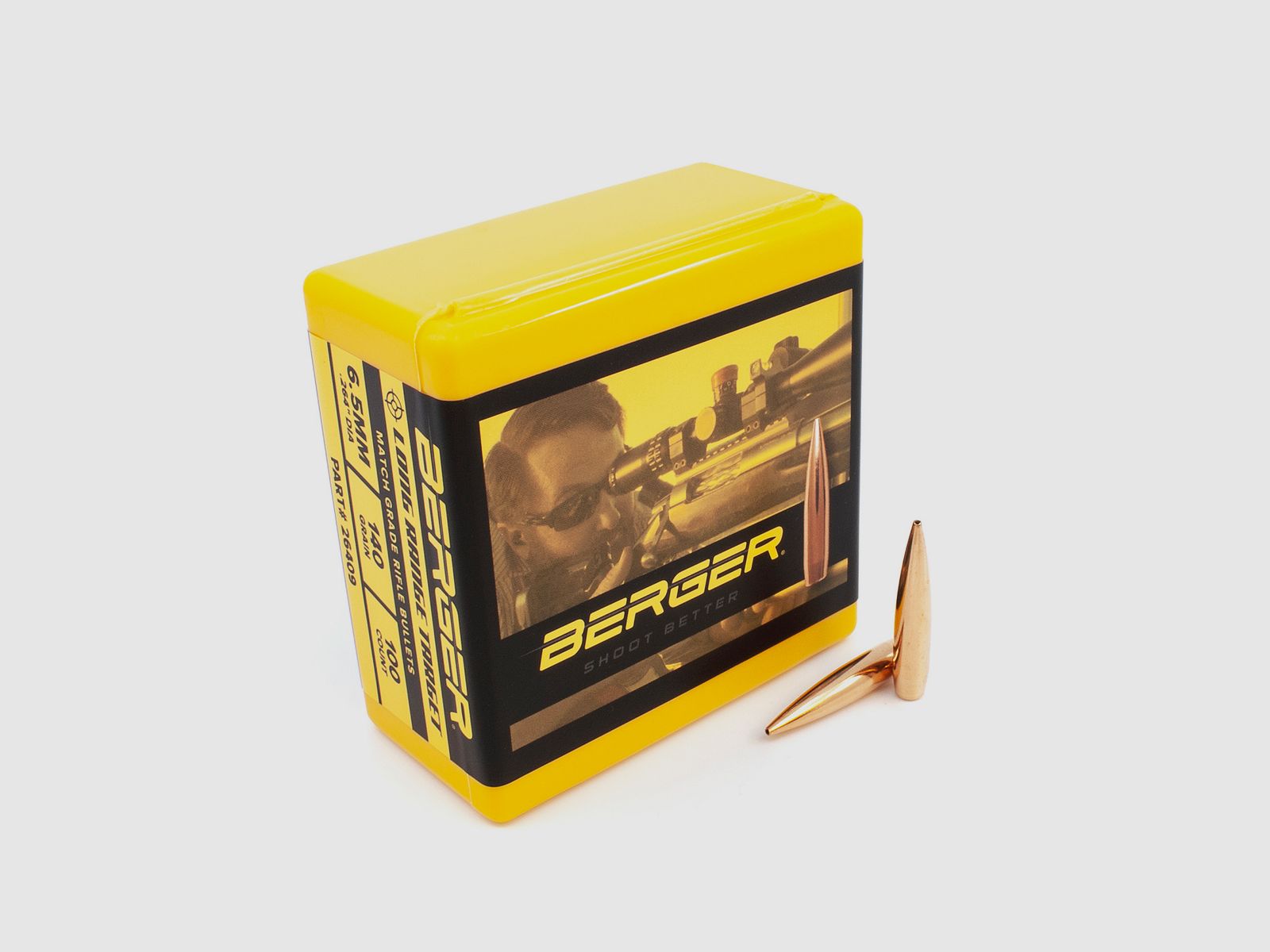 Berger Bullet 6.5mm/.264 Long Range BT Target 140GR 100 Pieces