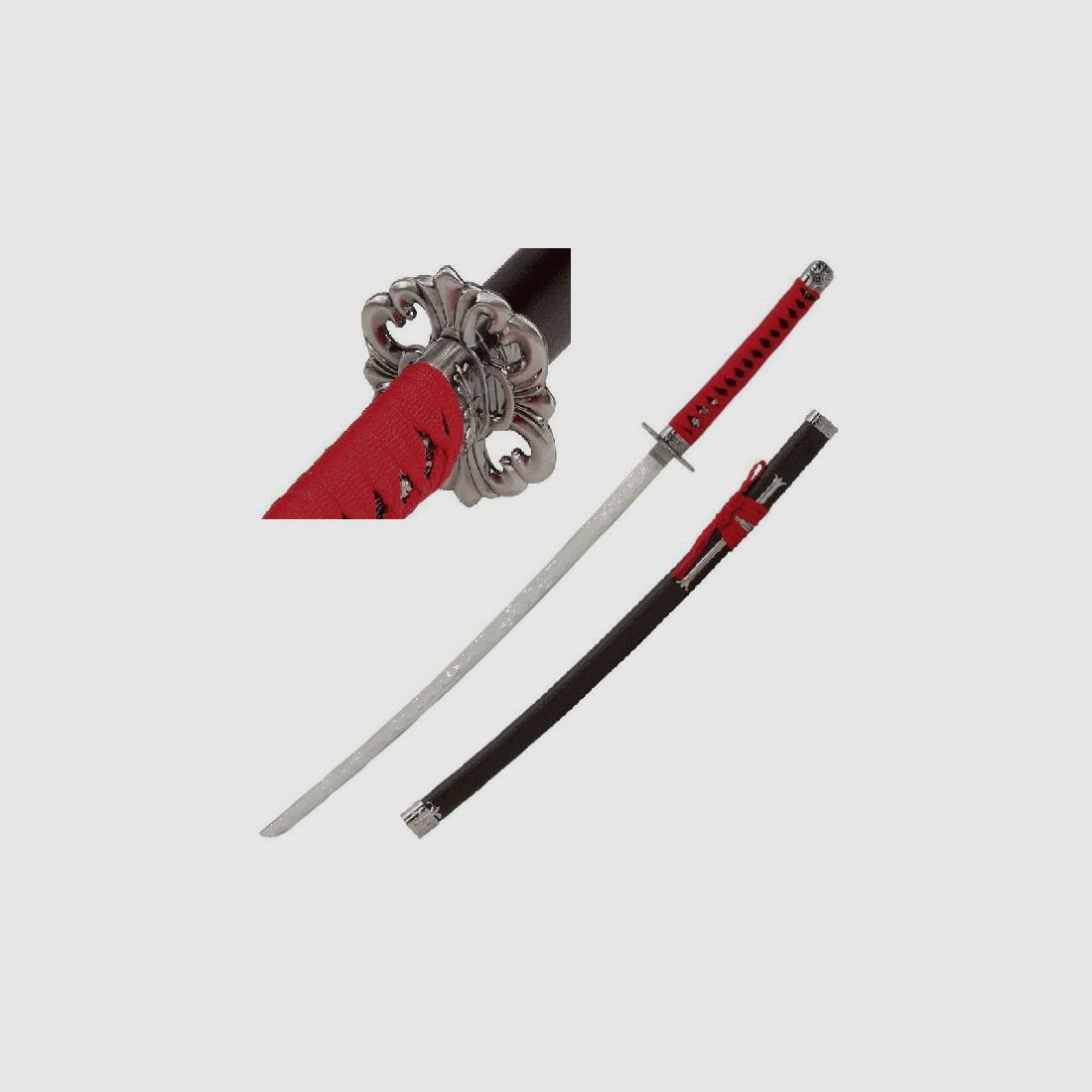 Manga Anime Katana z czarną Saya