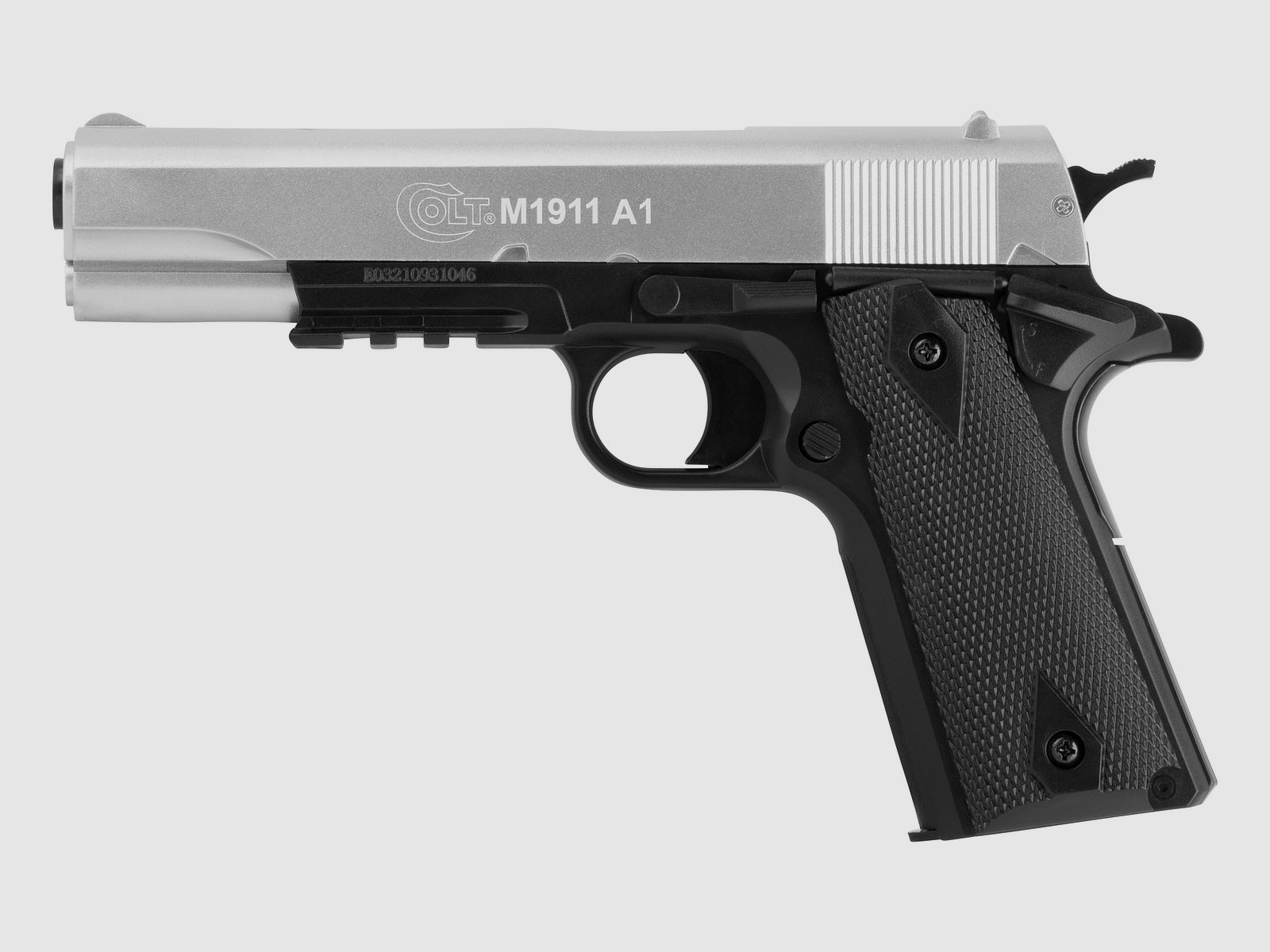 Colt M1911A1 H.P.A. Bicolor 6mm - Airsoft spring pressure < 0.5 Joule