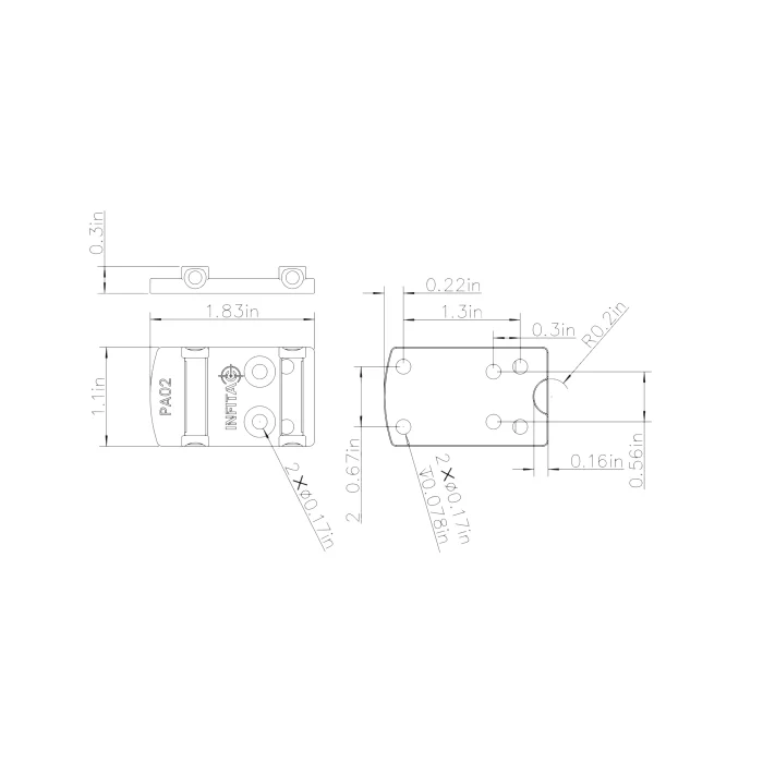 INFITAC PA02 Pistolenadapter-Montage DPP, Bild 6 von 7