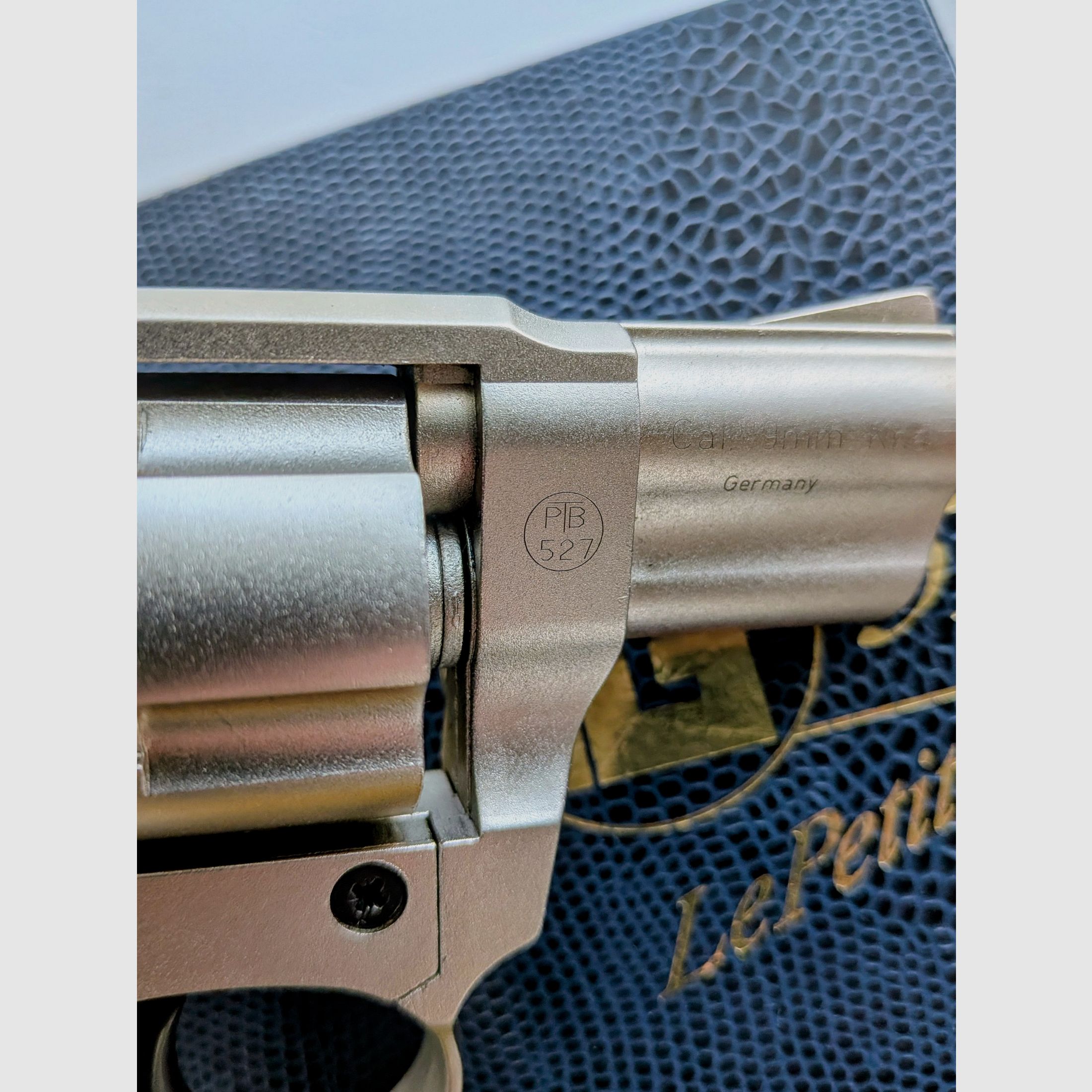 Röhm RG 59 LePetit + Nickel+ oude PTB 527+ houten grip+ 9mm R.K, afbeelding 4 van 8