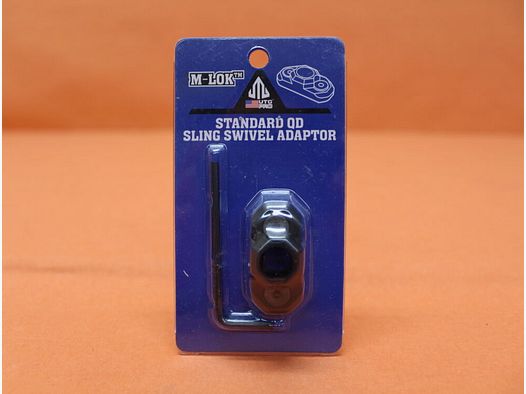 UTG - Leapers UTG PRO M-LOK Sling Swivel Adaptor (TLUSW001) für Standard QD Sling Swivel Push-Button Riemenöse