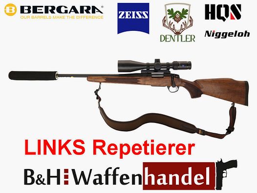 Bergara	 B-14 Timber LINKS Komplettpaket #2 / Zeiss ZF / Dentler Montage / Schalldämpfer etc.