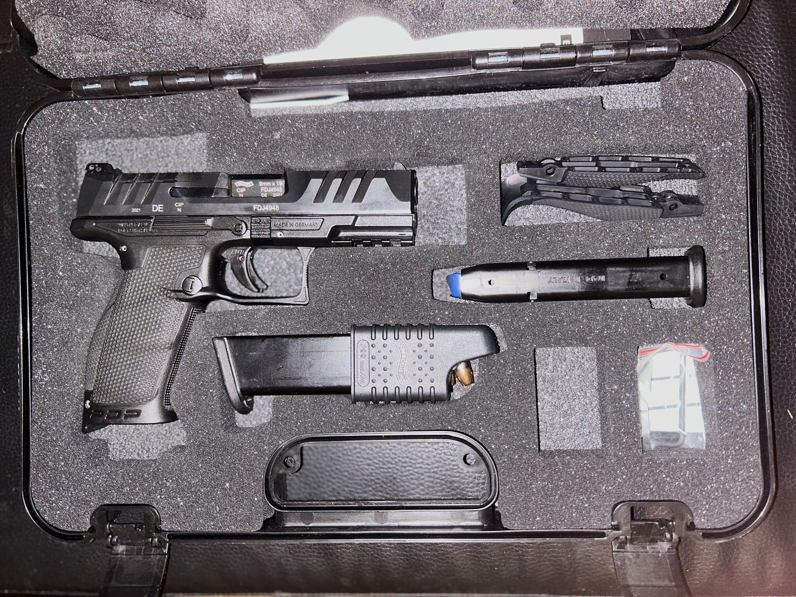 Walther PDP Full Size 4″ 9 mm – Top staat – Compleet pakket met holster & munitie