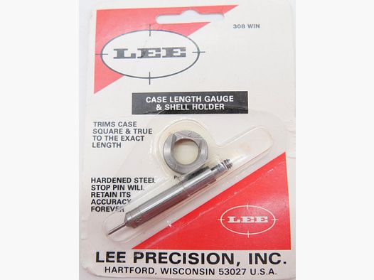 LEE PRECISION Lee Length Gauge/ Shellholder, .308 Win
