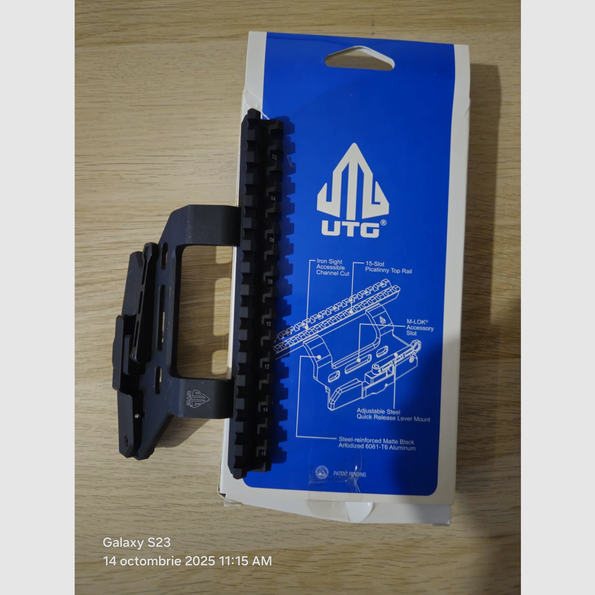 Leapers ACCU-SYNC AK Side Mount - Black