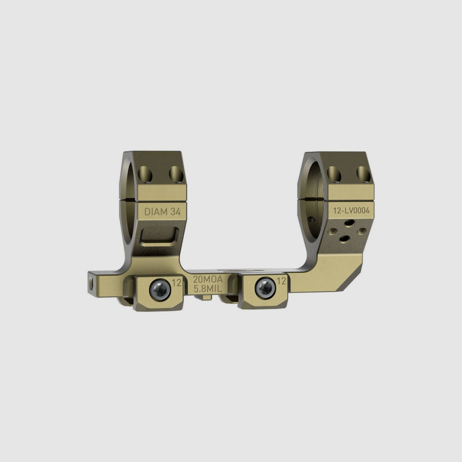 Audere Levitas Montage 20 MOA Bronze 34mm