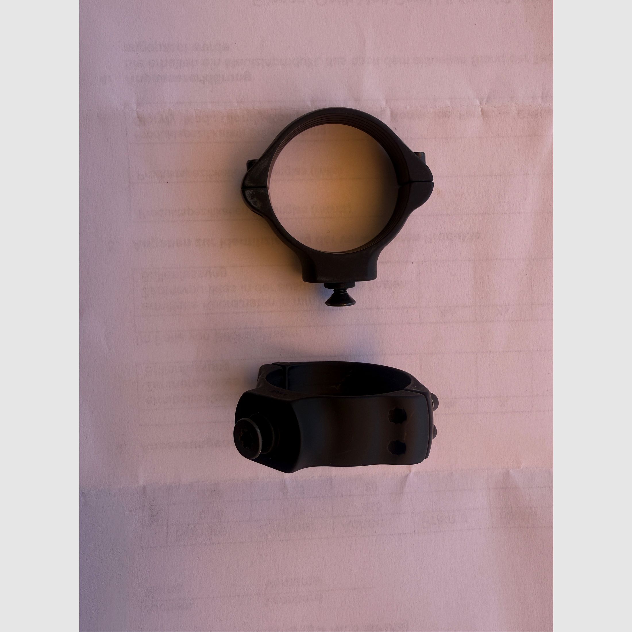 Blaser ZF Ringe 34mm für Sattelmontage.
