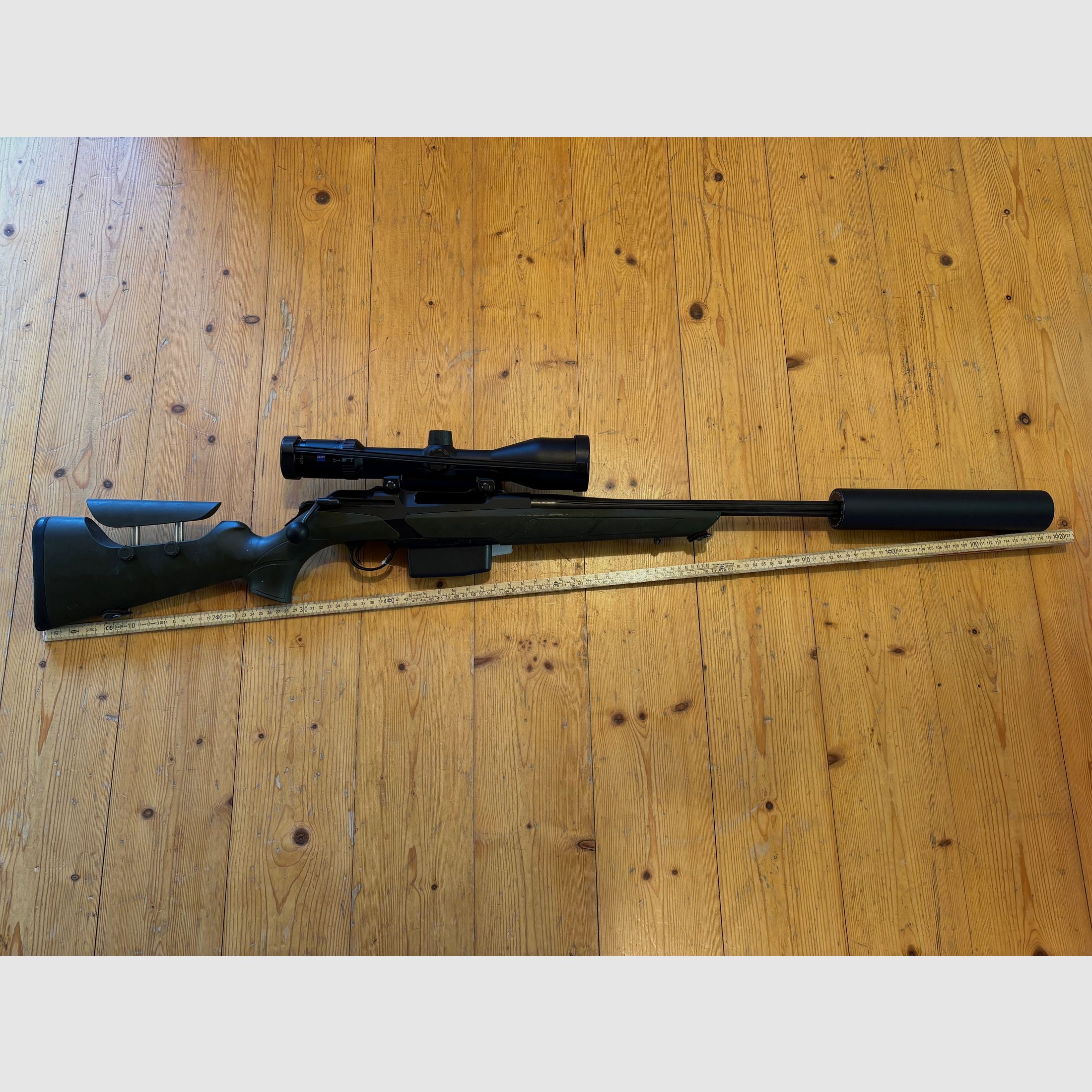 Merkel Helix .30-06 – Top Komplettset | Zeiss V6 | Schalldämpfer | Loch an Loch