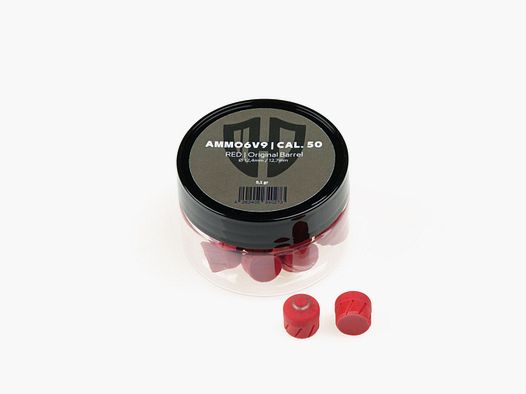 Munition Ammo6v9 | HDR50 | Rot 5,1g | POLYURETHAN | MAXIMALE POWER | Cal. 50