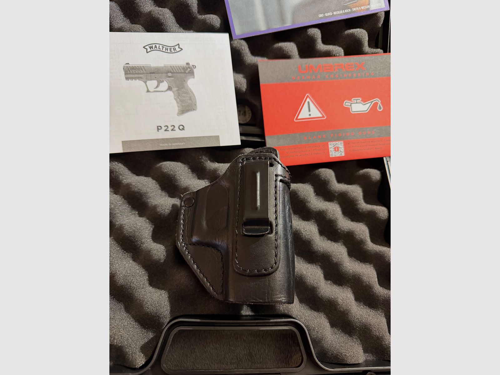 Umarex „Walther P22Q“ pistolet à blanc 9mm P.A.K. noir
