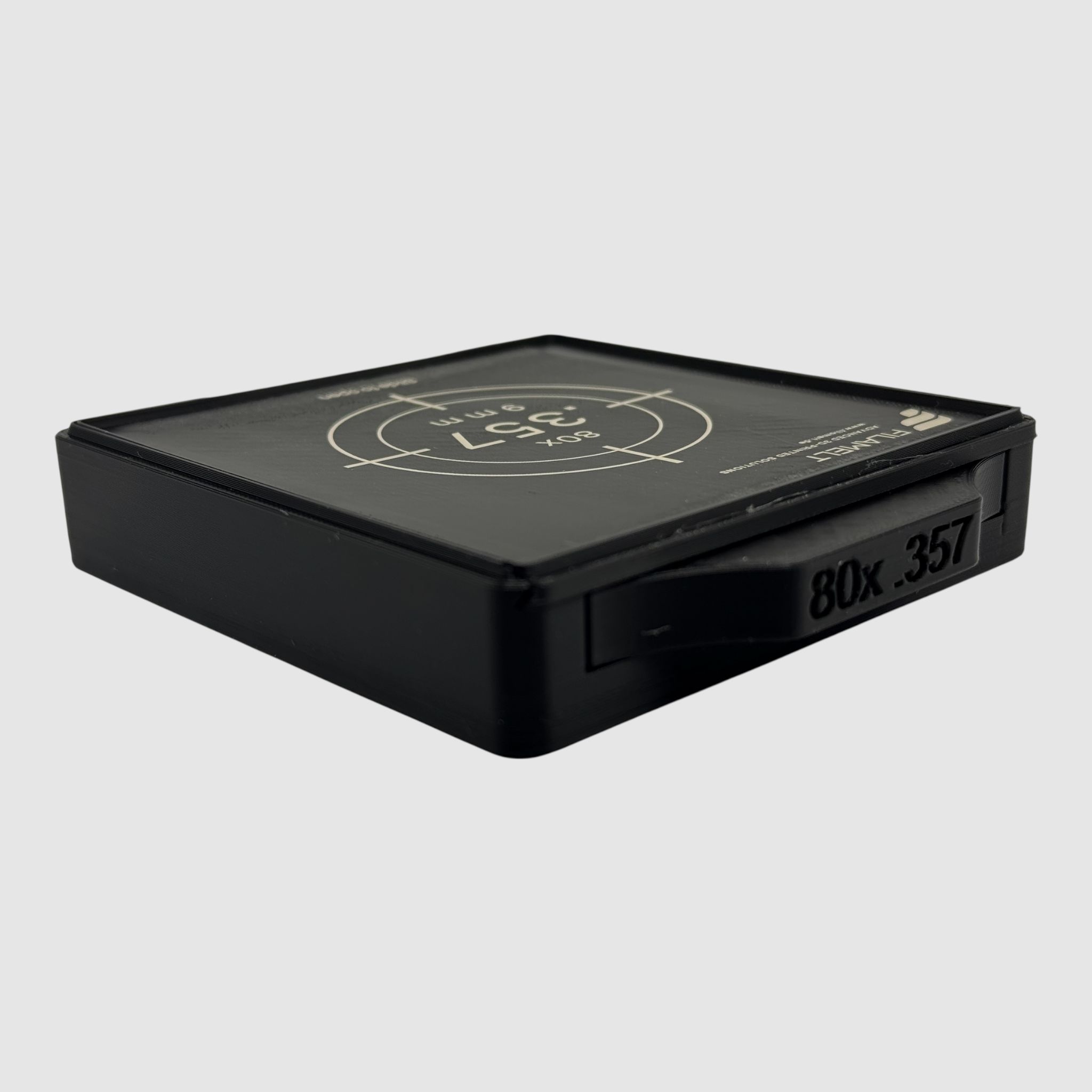 Diabolo-Box für 80x .357 / 9 mm – Praktisch, stapelbar, wiederverwendbar. Matchbox