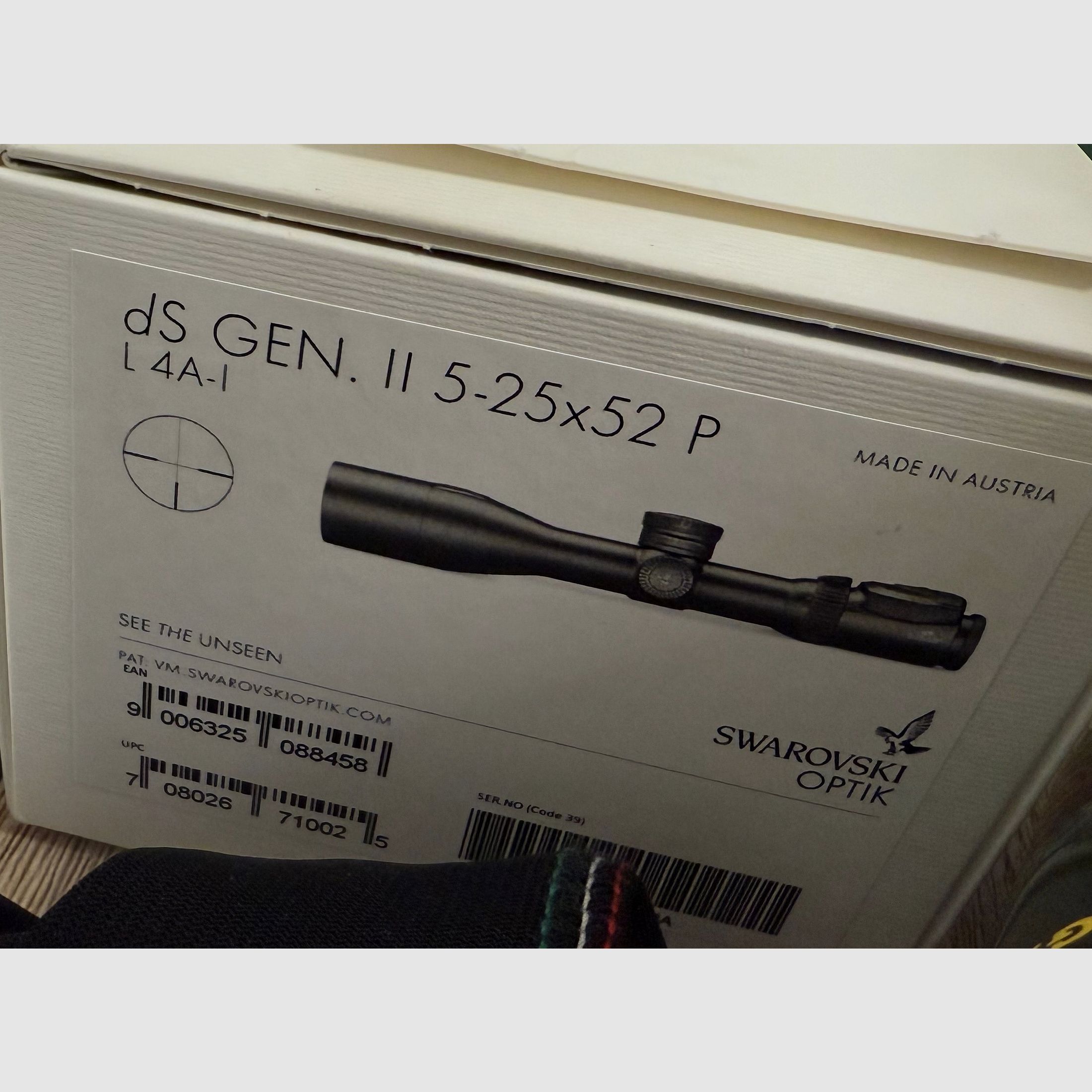 Swarovski dS GEN II 5–25x52 P – como nuevo, apenas utilizado