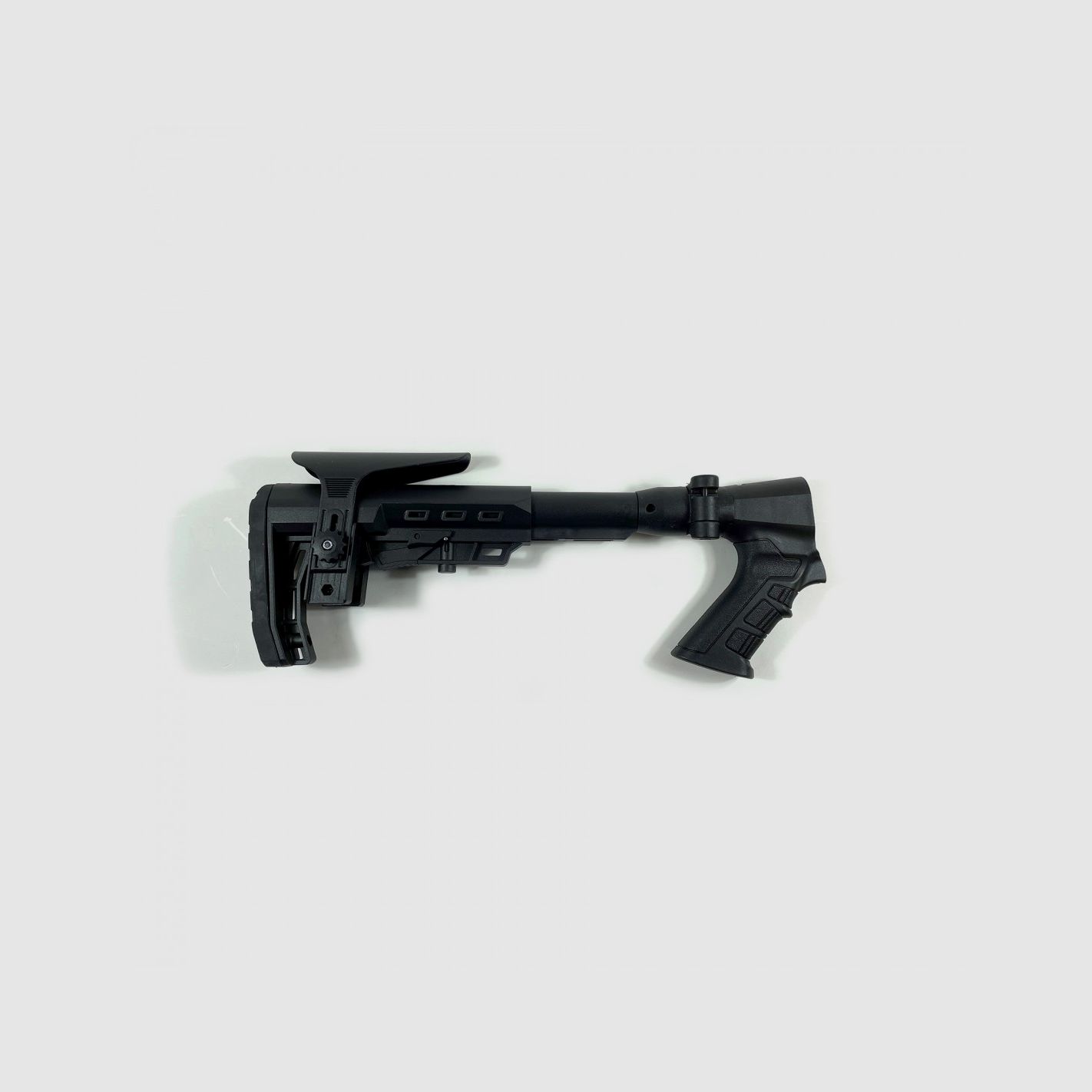Culata plegable y colapsable con reposapulgar ajustable para KHAN cal.12 Pump, imagen 1 de 2