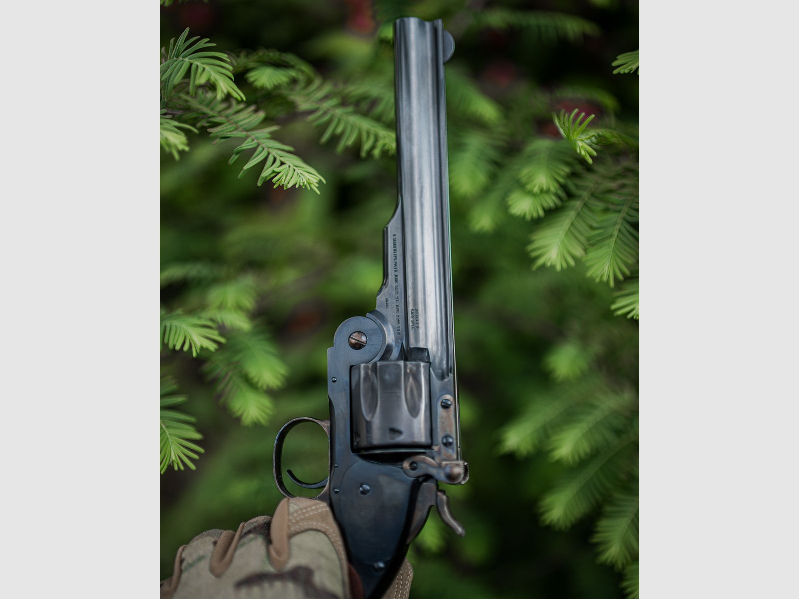 Uberti S&W Modell 3 Schofield 2. Mod. 1875 7 Zoll in .38 Special, wie neu, Smith&Wesson Revolver