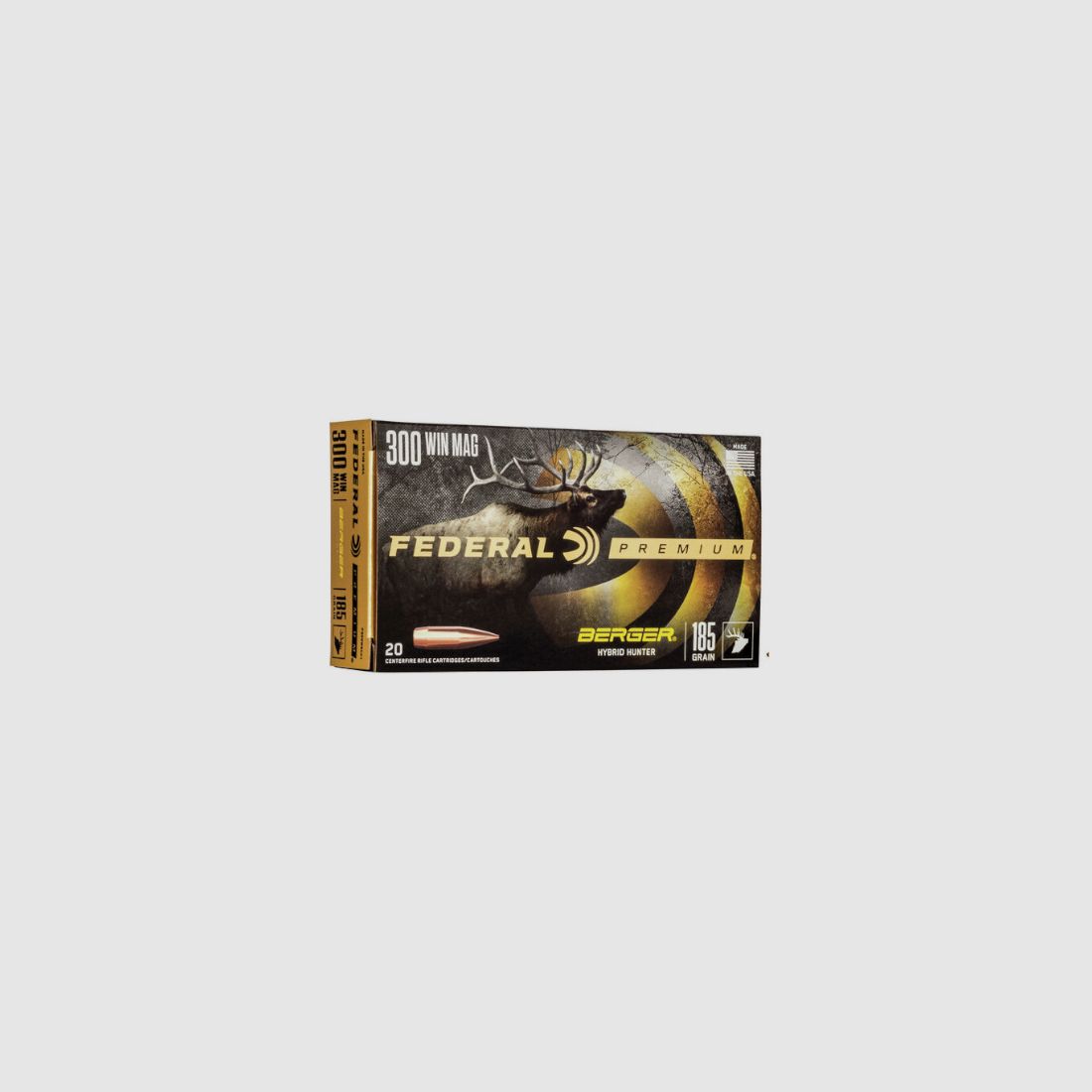FEDERAL AMMUNITION – Metallpatronen – BERGER HH 185GR