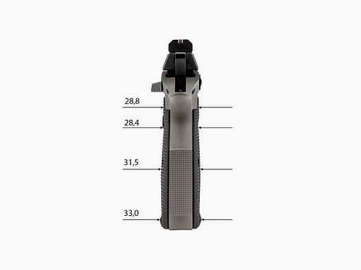 Eemann Tech Ultimate Aluminium Long Grips for CZ, Color: Black, size: XL