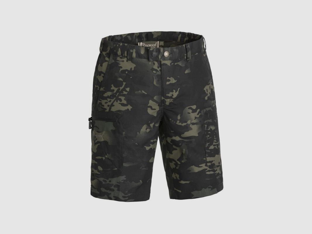 Pinewood Shorts Caribou Camou TC Shorts Black Jungle 48