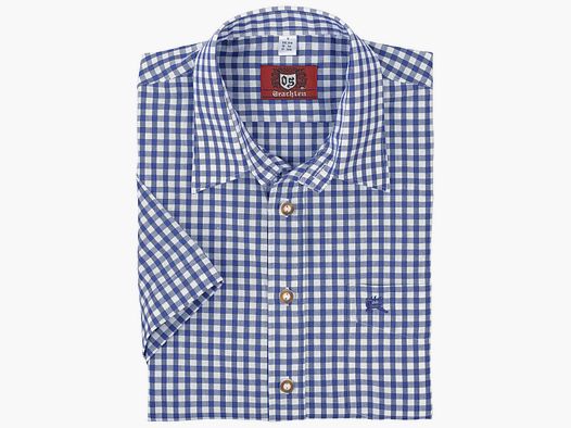 OS-Trachten Camisa de Manga Corta para Hombre