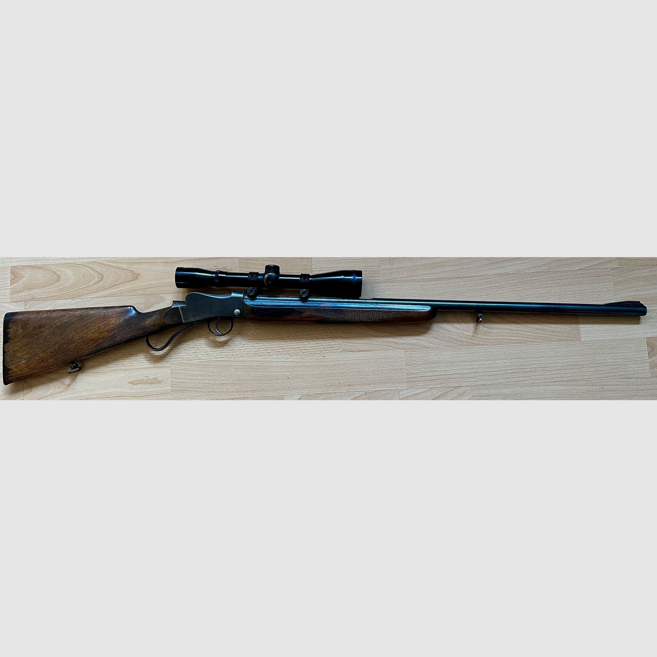 Weihrauch HWZ 21 .22lr geweer., Martini Rolling Block systeem, zeldzaamheid, antiek, (ideaal ook voor Zella Mehlis verzamelaars)