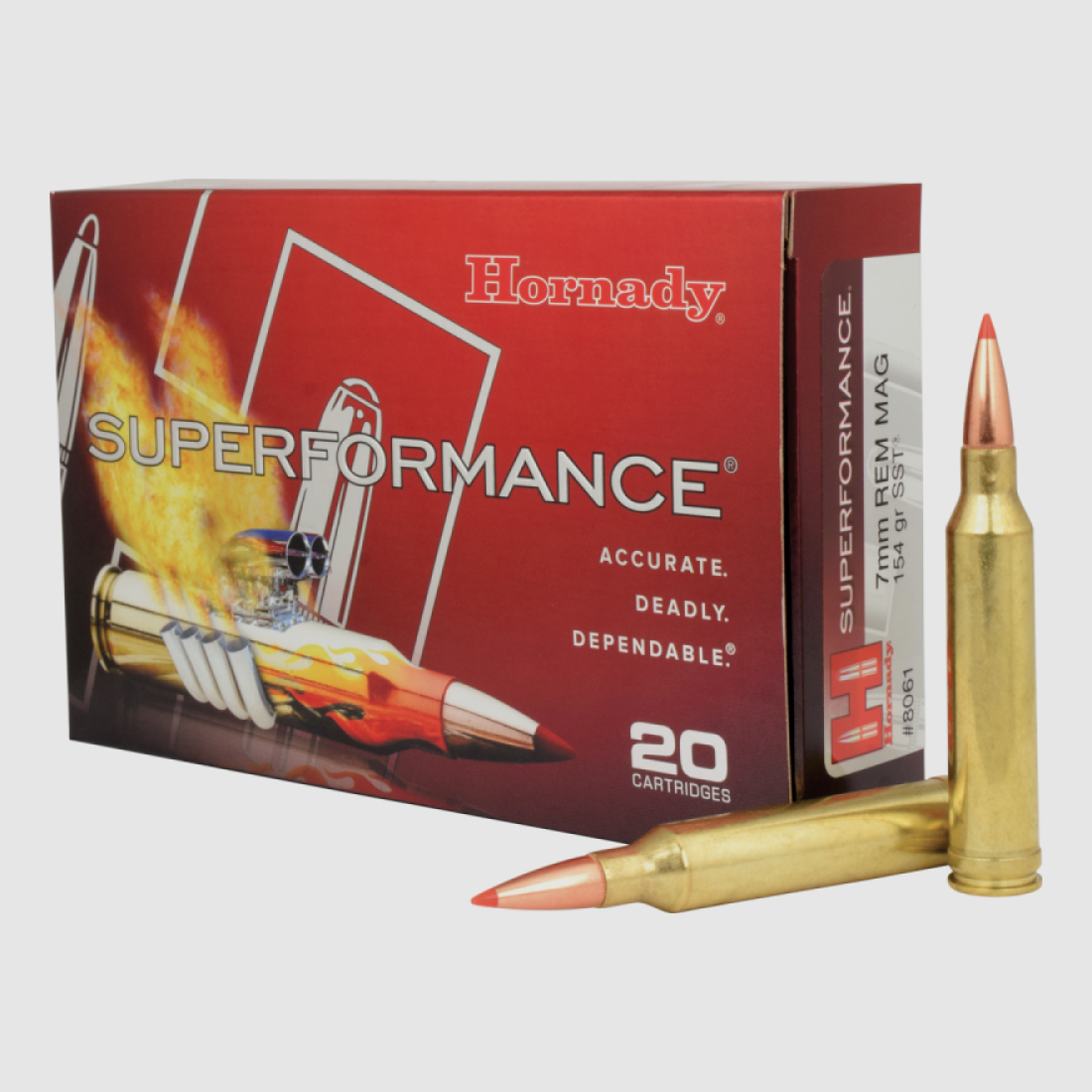 7mm Rem Mag Hornady SUPERFORMANCE® 154 gr SST® VE20
