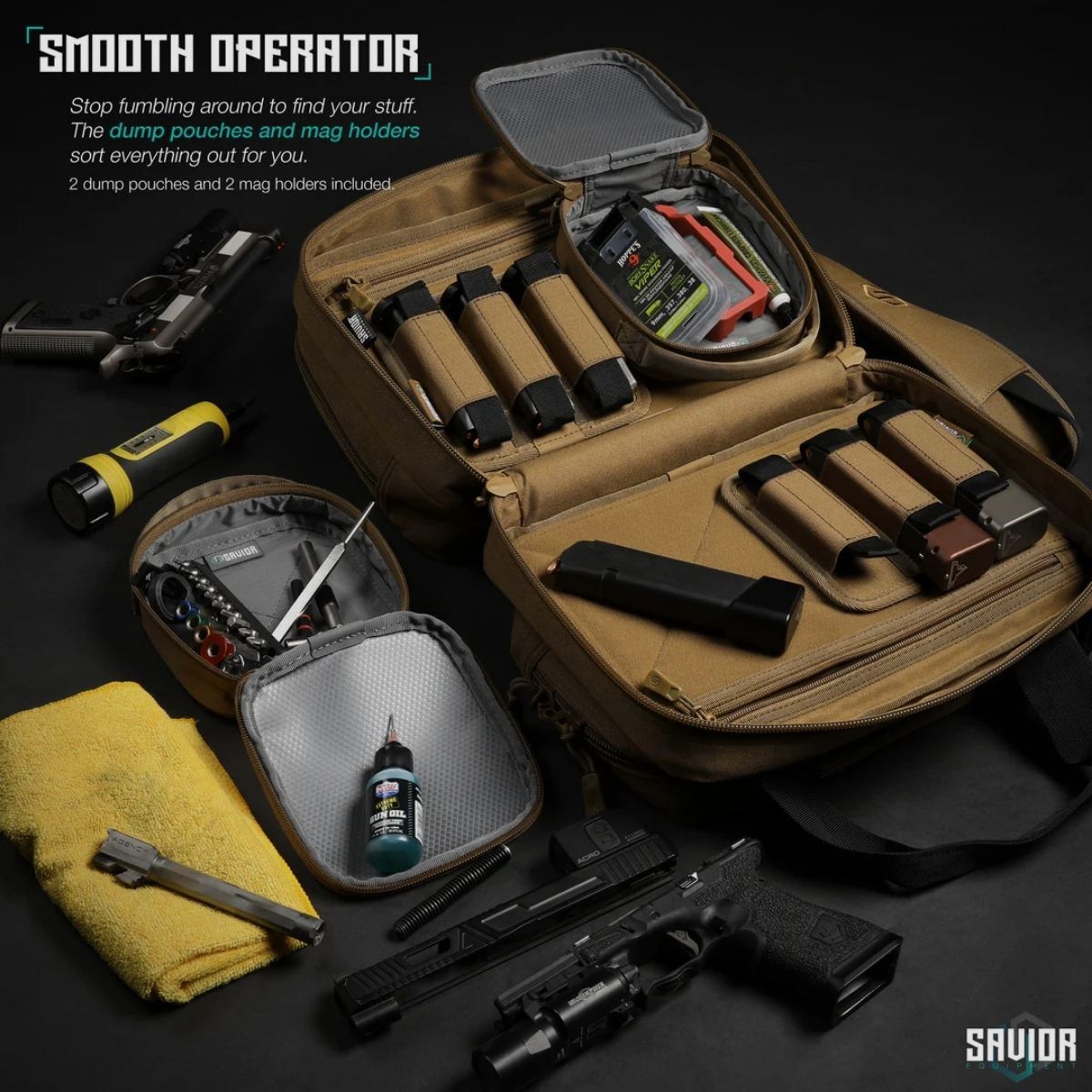SAVIOR-Tasche – Mini-Pistolen-Schießstandtasche Specialist – 36″, Bild 9 von 9