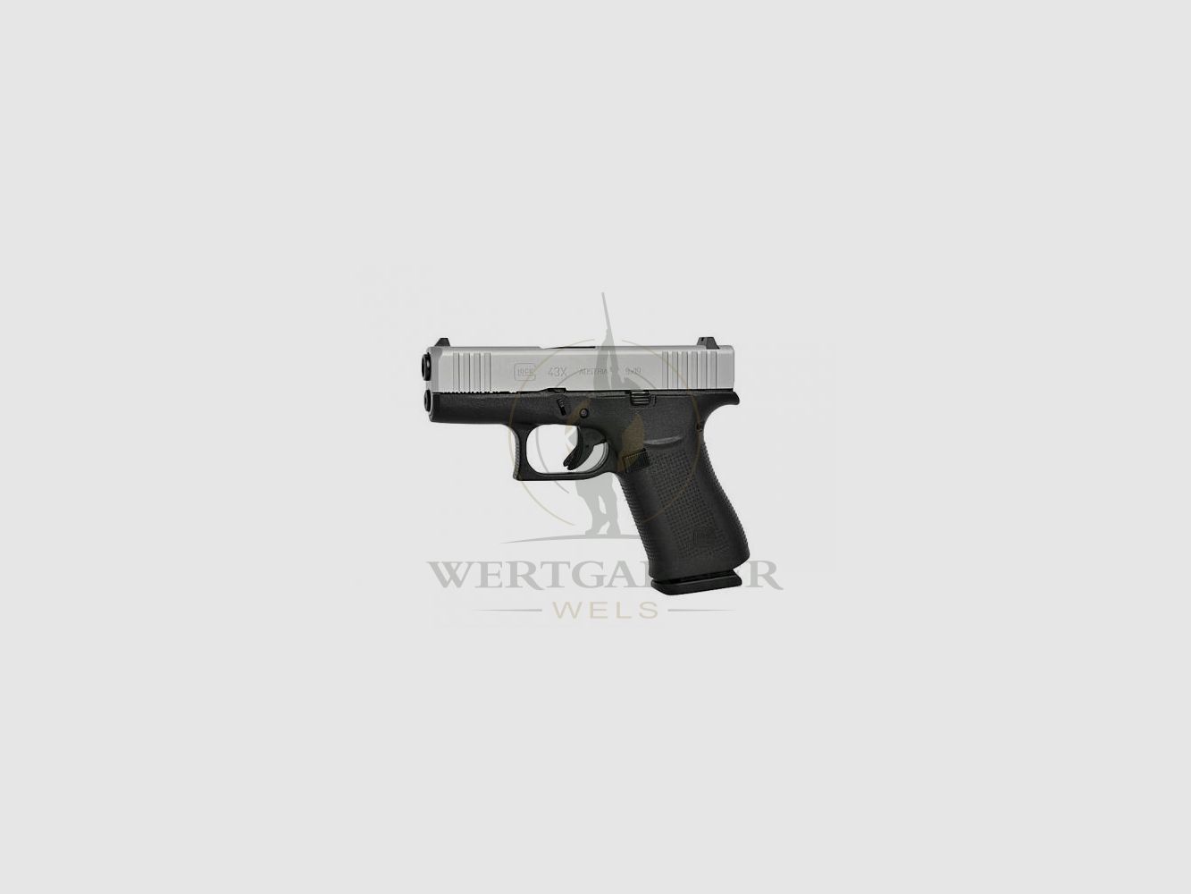 Glock 43X FS slitta argento 9x19, immagine 1 di 2