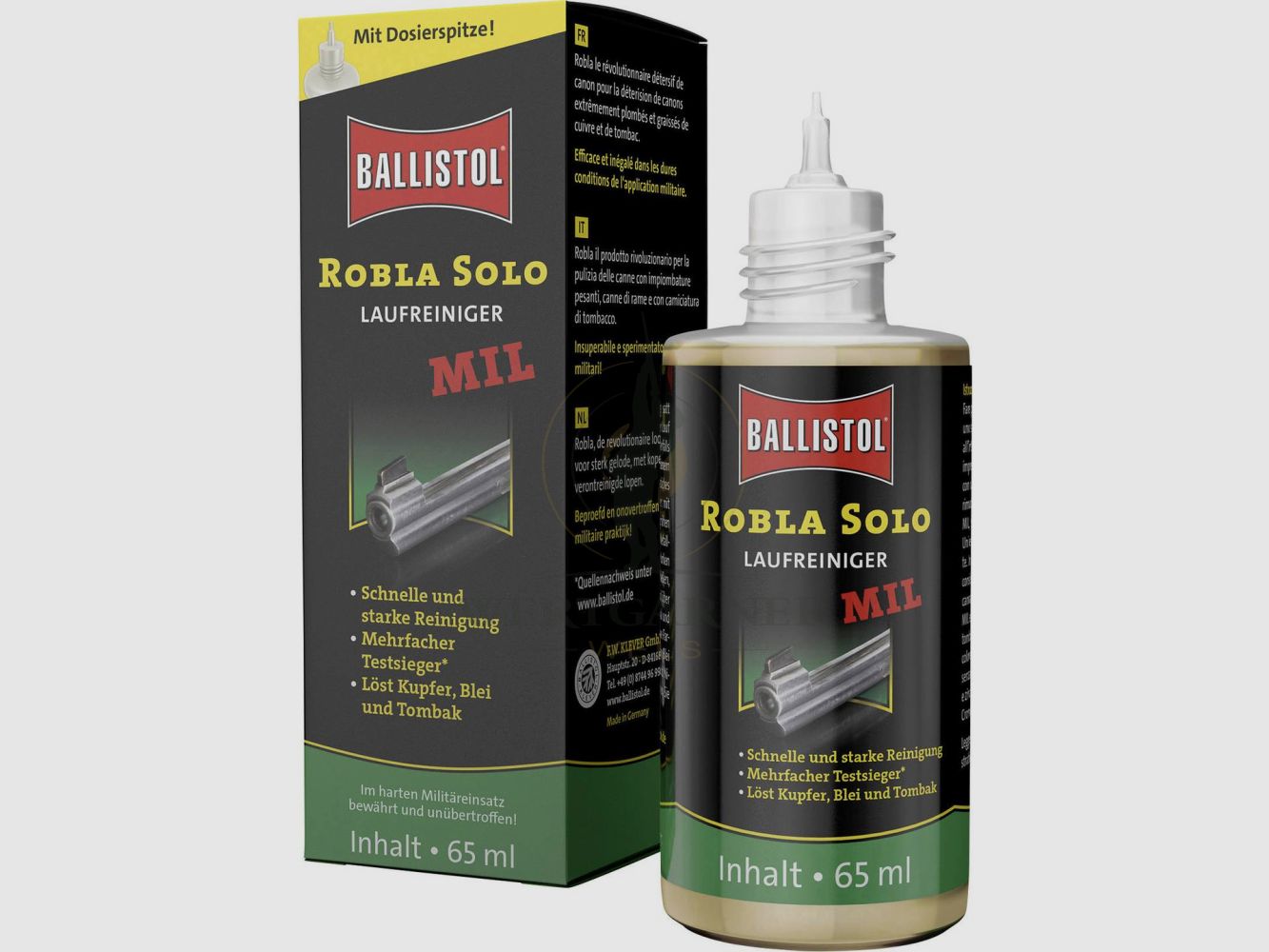 Ballistol Robla Solo Mil Nettoyant pour canon 65 ml