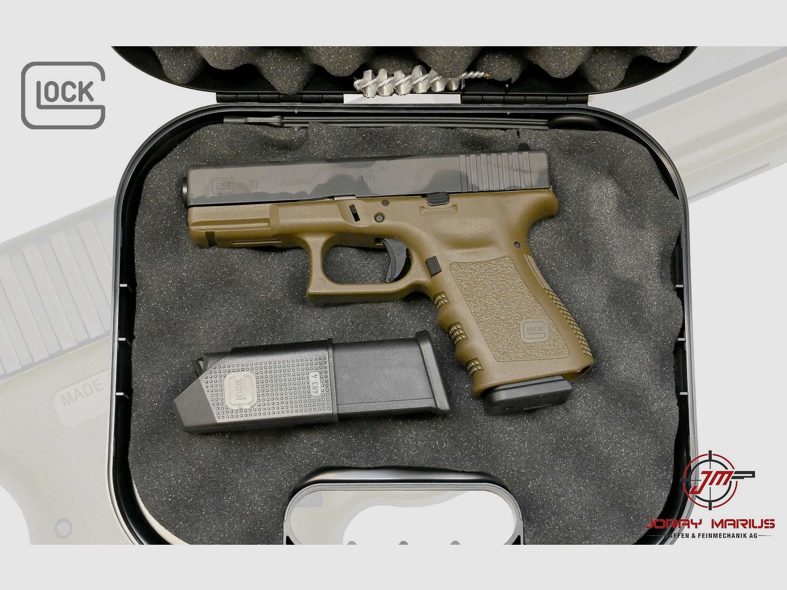 Glock 19 Gen3 9mm Para Olive, image 2 sur 2
