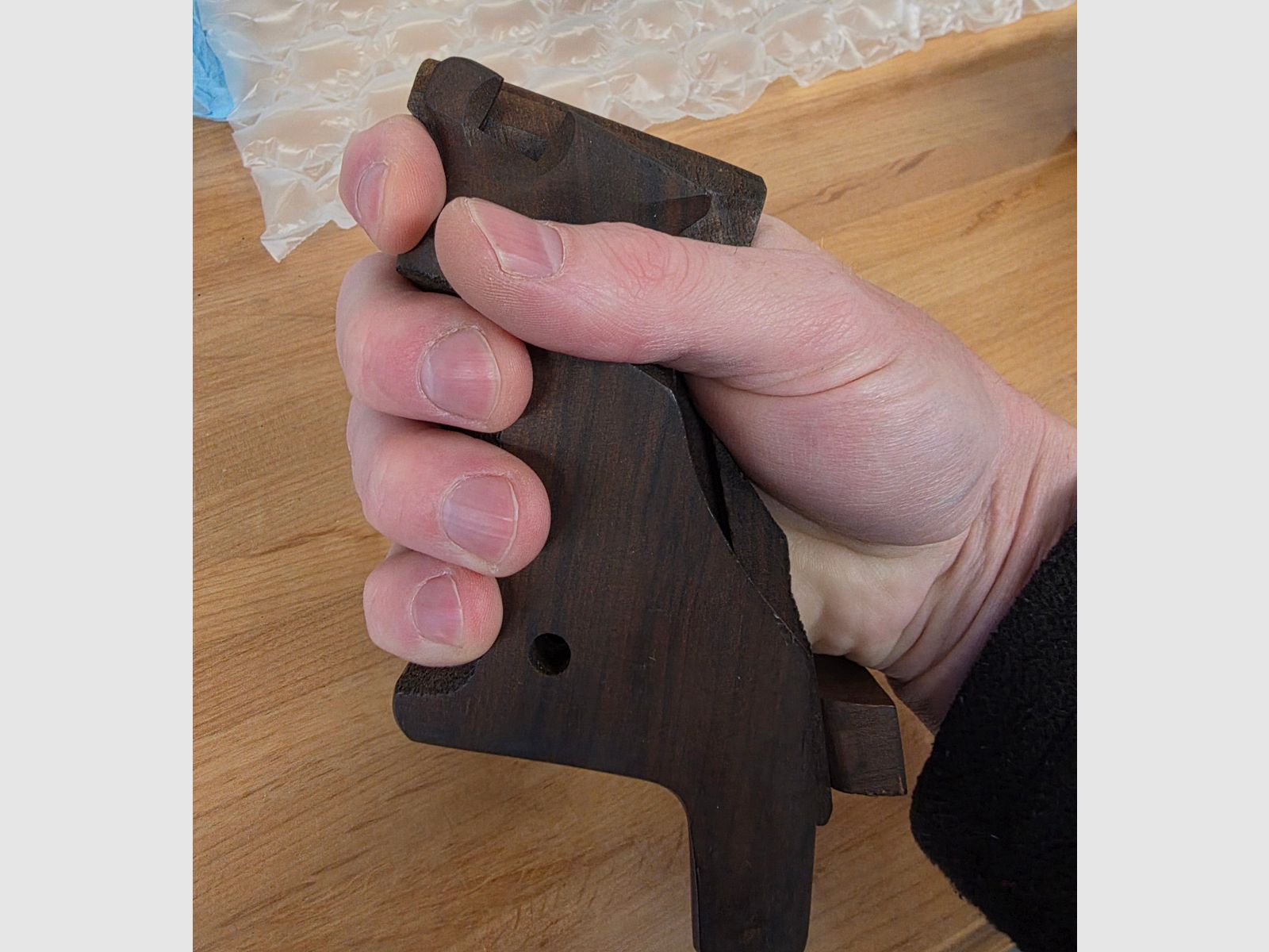 Holzgriffe Ruger Mark II MK2 MK1 MK4 MK6 usw. für Rechtshänder, verstellbar Griffstück Holzgriff