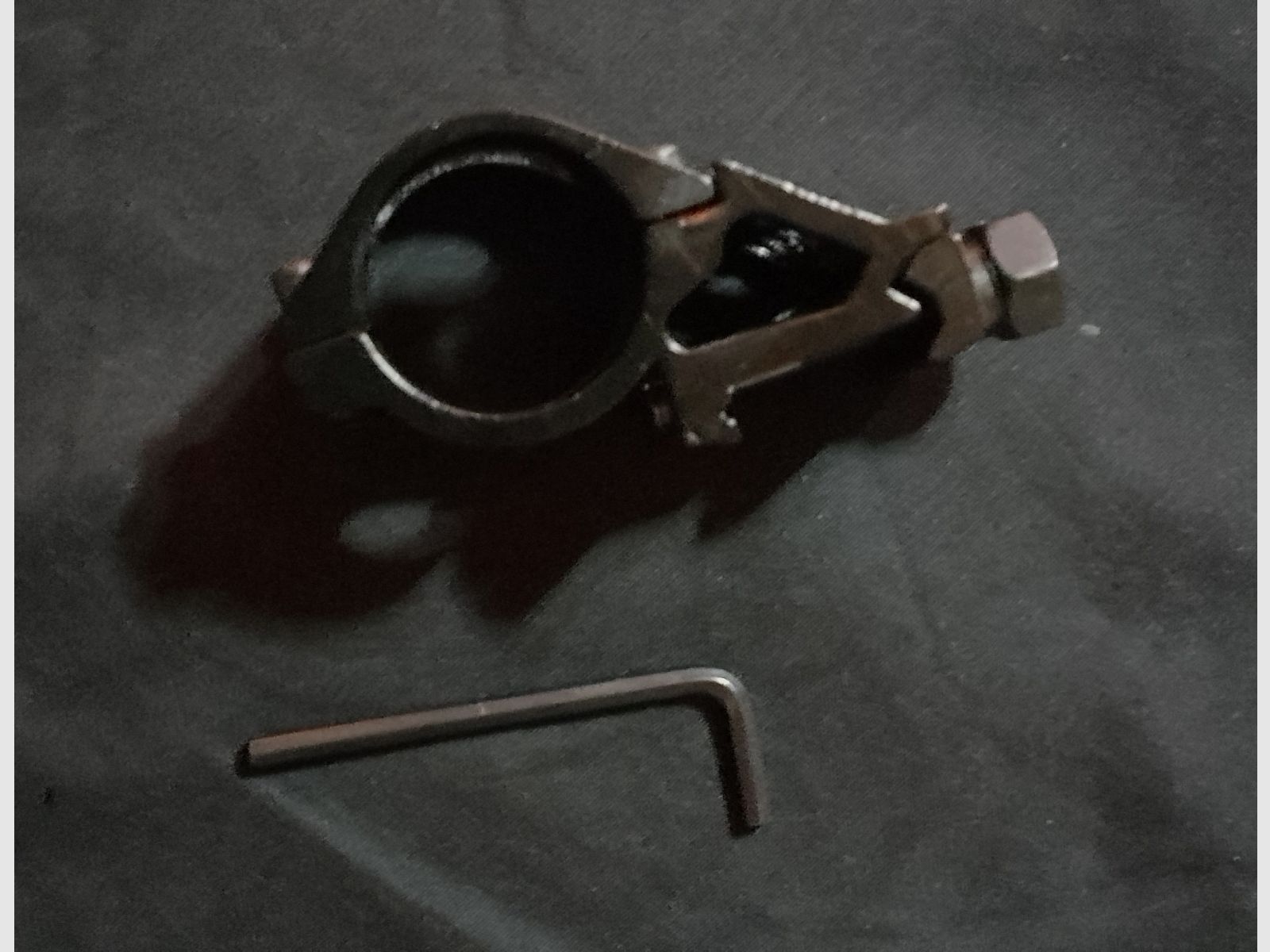Zielfernrohr Picatinny Befestigung Montage Schnellspanner Taschenlampe 25,4mm 45° grad