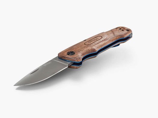 Walther Klappmesser BKW2, Blue Wood Knive Nr. 2, 440er Stahl