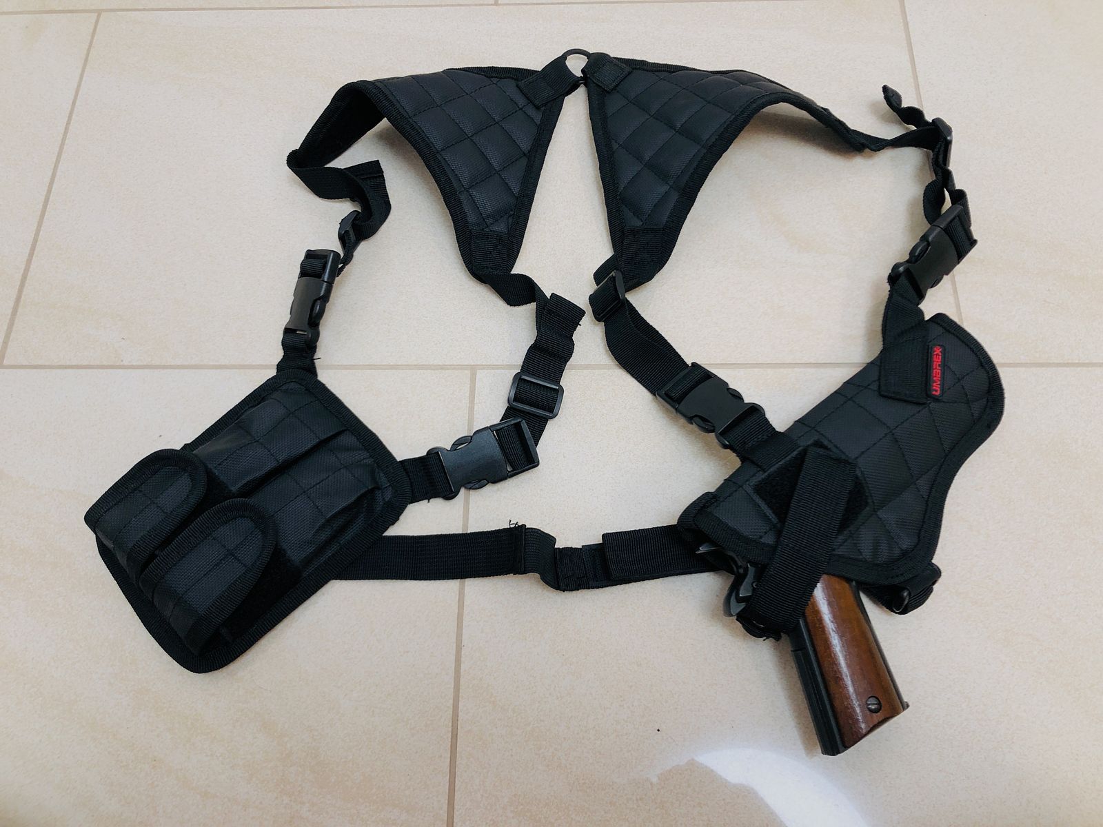 ••• Holster - Lot / 4x Cordura - Pistol holster •••